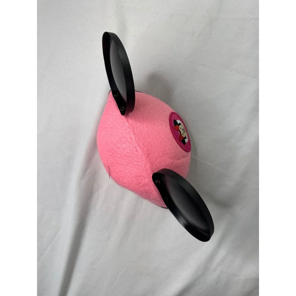 Disney Park Minnie Mouse Pink Felt Ear Hat Youth 54cm Walt Disney World Souvenir